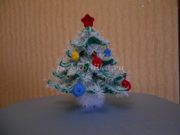 ​Новогодняя елочка крючком: часть 2