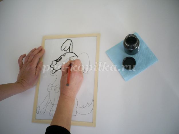 ​Пластилинография: собака