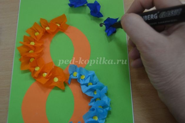 ​Подарок мамочке на 8 марта детскими руками: мастер-класс, часть 4