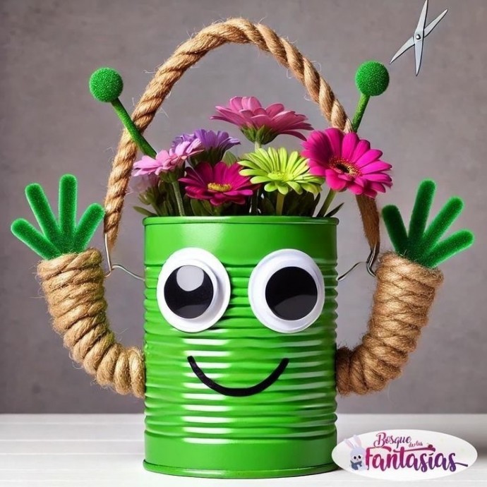 Поделки на основе банок-жестянок