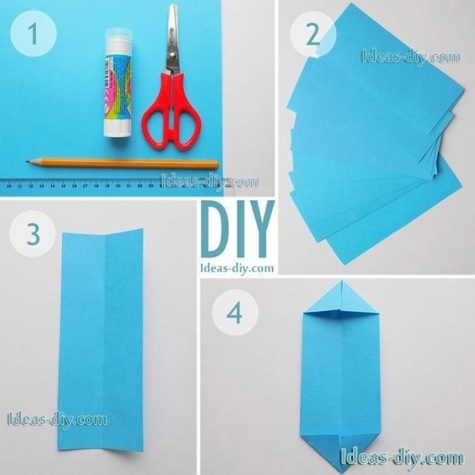 ​Снежинки-оригами