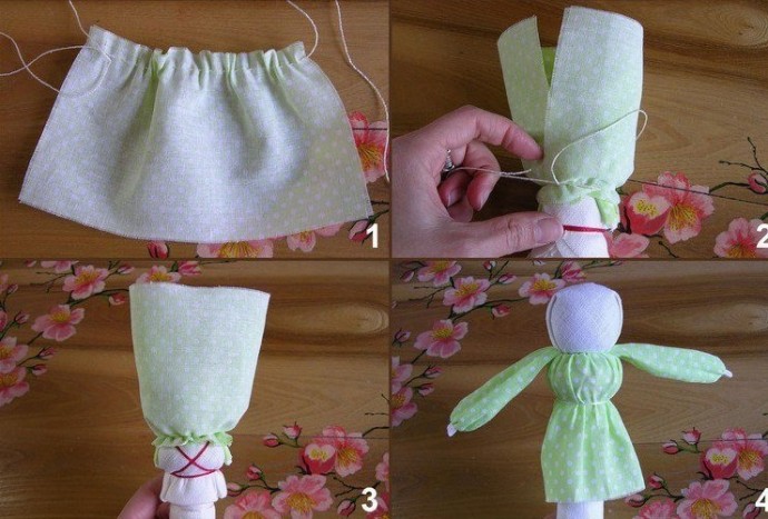 Текстильная игрушка-оберег детскими руками