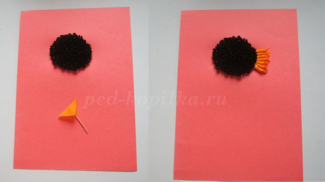 Торцевание: подсолнух Торцевание: подсолнух