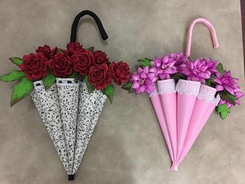 Цветочный зонтик: мастер-класс