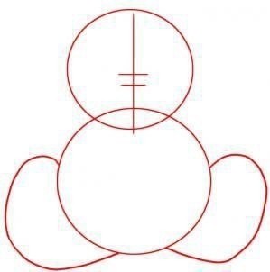 Рисуем мишку Тедди пошагово Рисуем мишку Тедди пошагово