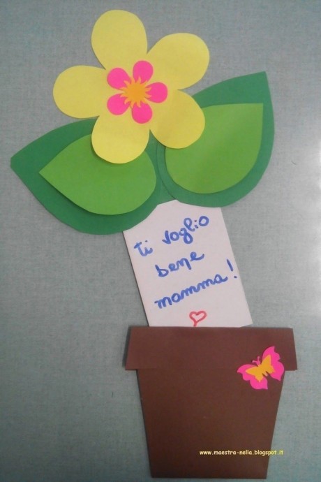 Цветочек в горшке