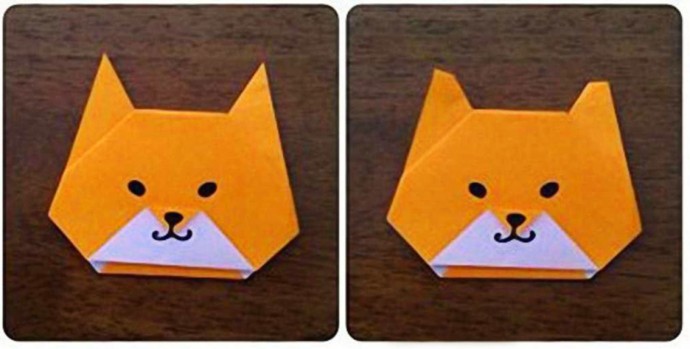 ​Оригами "Лисичка"