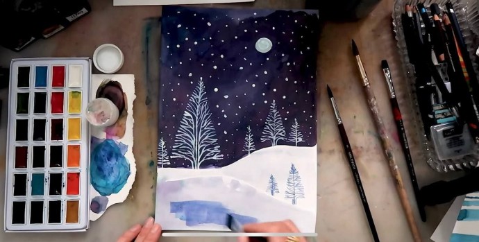 Снежный февраль