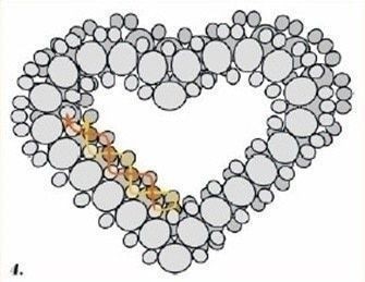 Делаем с детьми сердечко из бусин Делаем с детьми сердечко из бусин