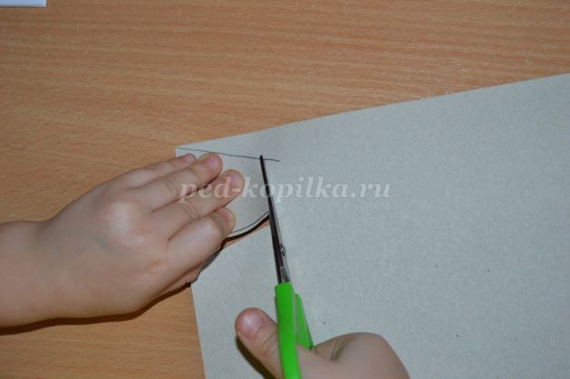 Снеговик из ватных дисков: часть 2