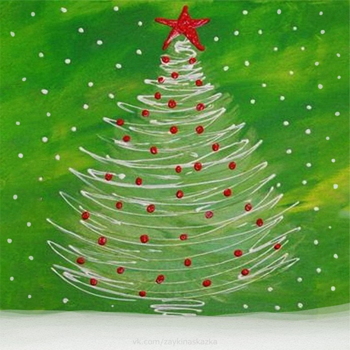 Noel ağaçları nasıl çizilir