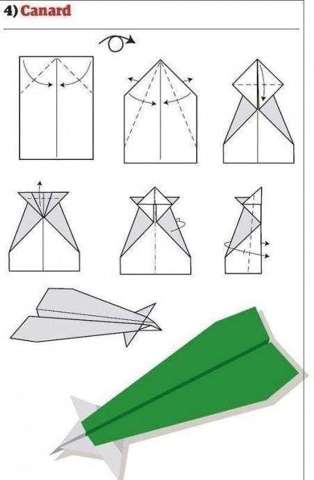 ​Самолёты-оригами