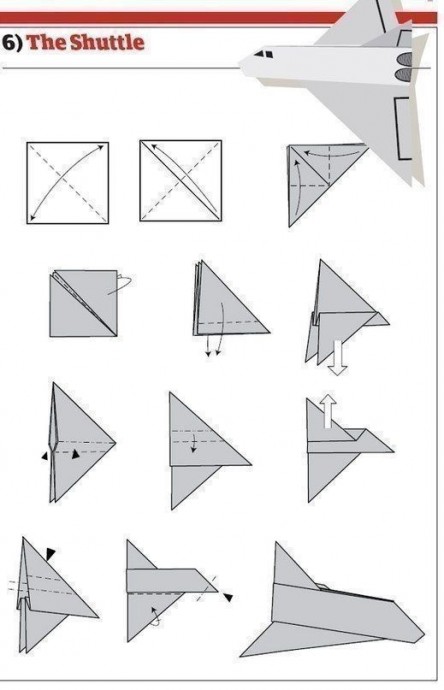 ​Самолёты-оригами