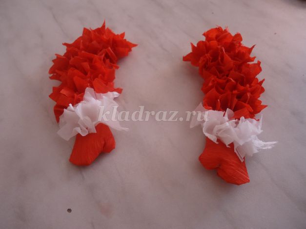 Дед Мороз в технике торцевания