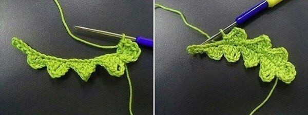 Вяжем жёлуди и листочки Вяжем жёлуди и листочки