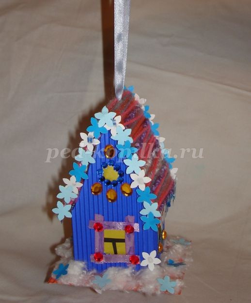 ​Игрушка пряничный домик: часть 2