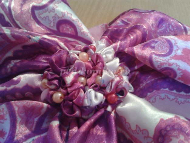 Детская брошь в японской технике "Комоно": мастер-класс, часть 1