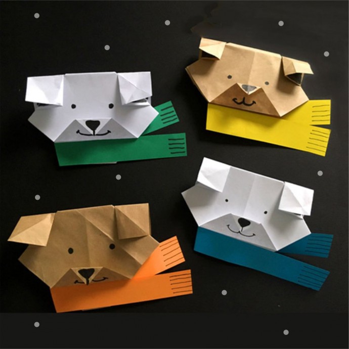 ​Медвежата в технике оригами