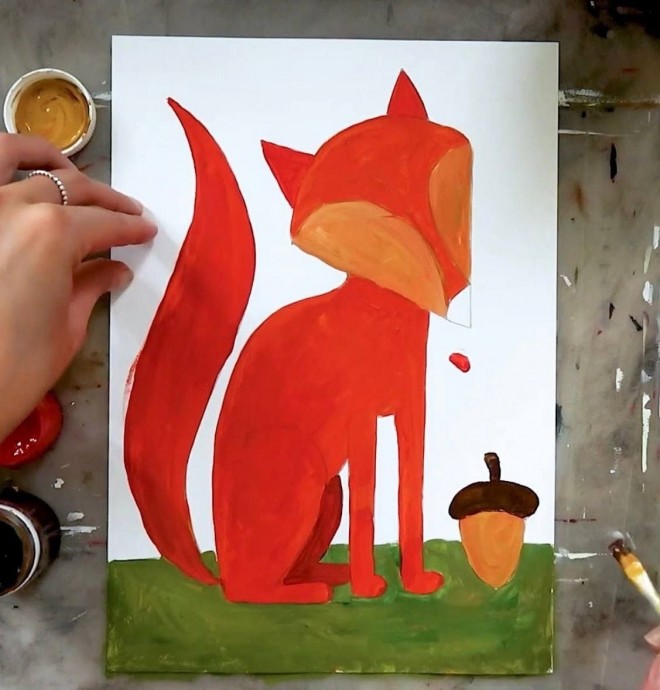 Осенняя лисичка Осенняя лисичка