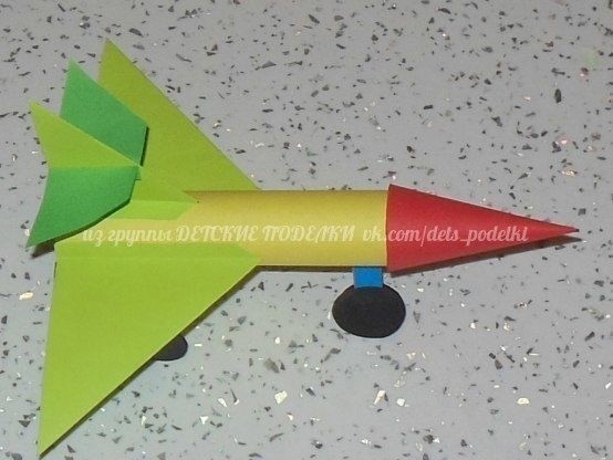 Моделируем из из бумаги объёмный самолет