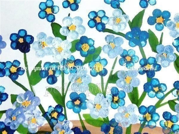 Рисование ватными палочками Рисование ватными палочками