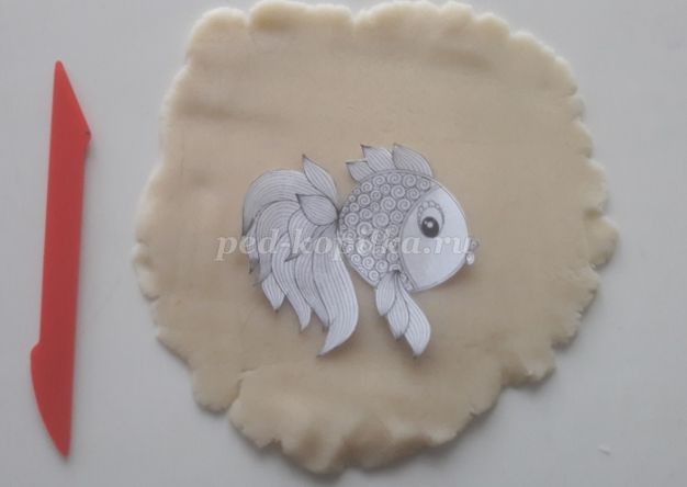 Аквариум из соленого теста Аквариум из соленого теста