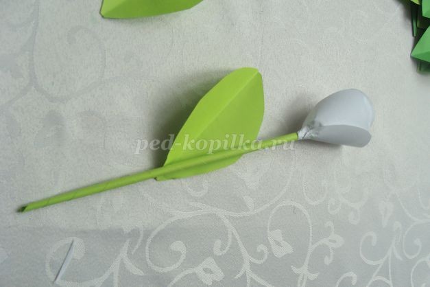 Подснежники из бумаги Подснежники из бумаги