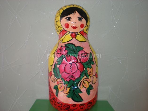 Роспись матрёшки: мастер-класс, часть 3