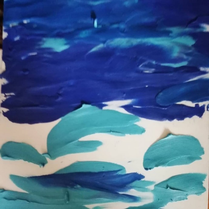 Картина, нарисованная пластилином Картина, нарисованная пластилином