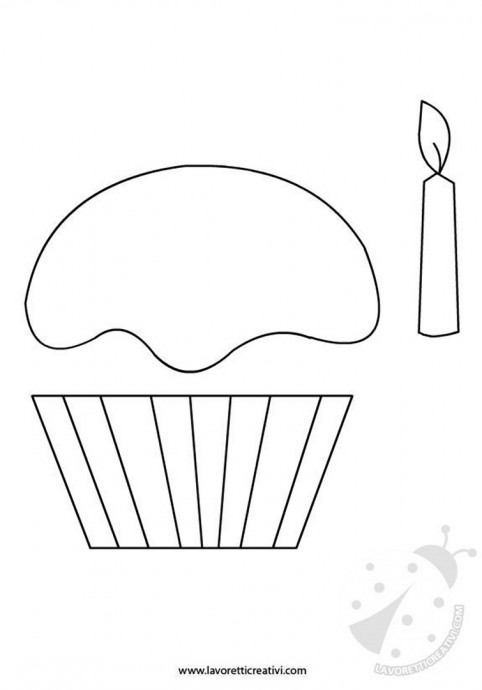 Пироженки-трафаретики для аппликаций Пироженки-трафаретики для аппликаций