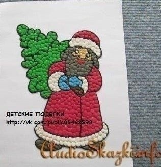 Пластилиновая мозаичная аппликация