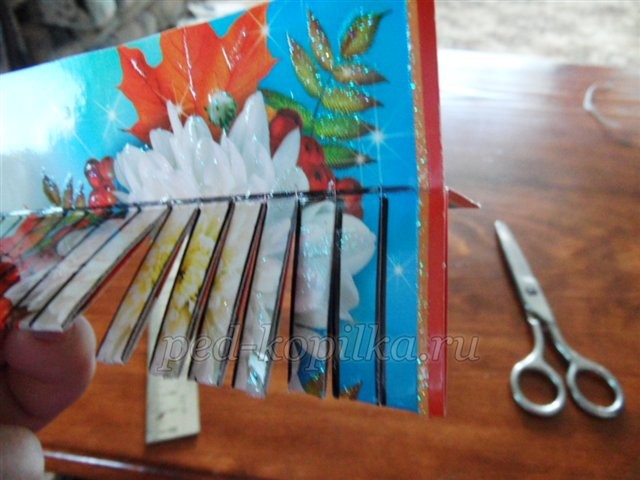 ​Закладки для книг из открыток: часть 1