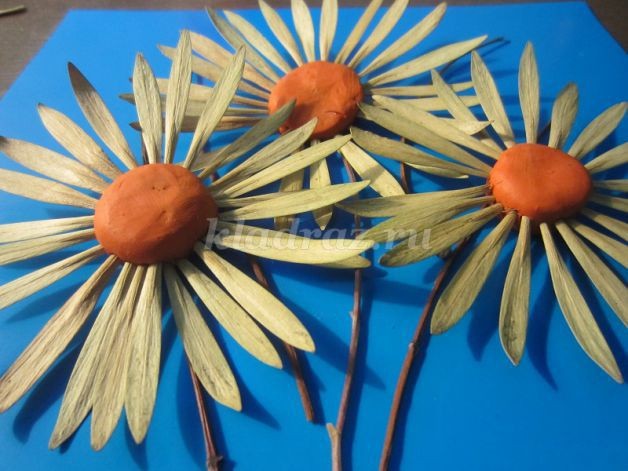 Букет из разных материалов