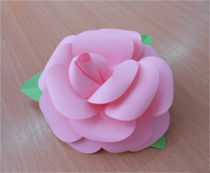 Бумажная роза