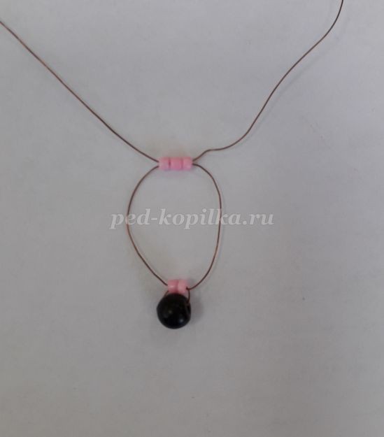 Мышонок из бисера пошагово Мышонок из бисера пошагово