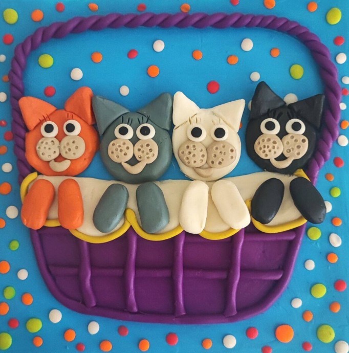 Картина из пластилина