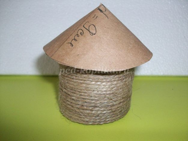 Настольная композиция из природного материала детскими руками: мастер-класс, часть 2