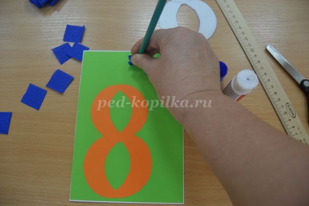 ​Подарок мамочке на 8 марта детскими руками: мастер-класс, часть 3