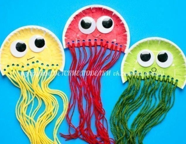 Поделки из картона и пряжи Поделки из картона и пряжи