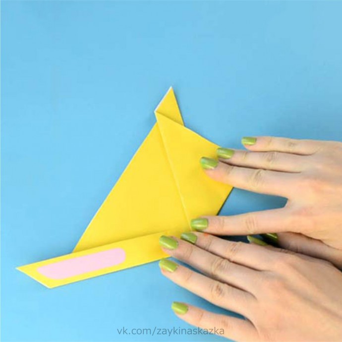 Оригами-зайчатки