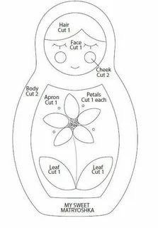 Матрешечки из фетра Матрешечки из фетра