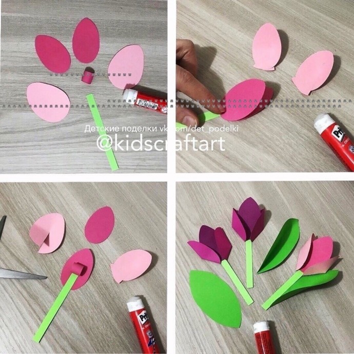 Сумочка с тюльпанами