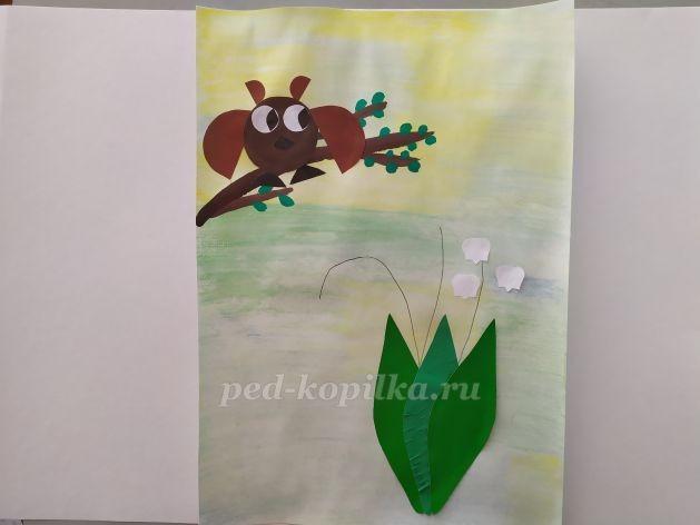 Аппликация с элементами рисования Аппликация с элементами рисования