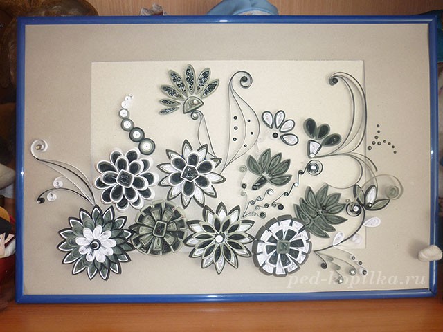 Шоколадно-бежевый микс квиллинга Шоколадно-бежевый микс квиллинга