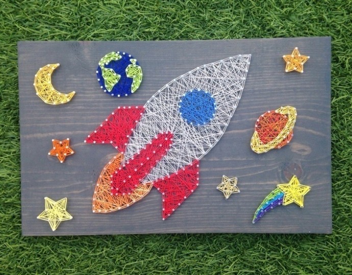 Стринг-арт: идеи для детского творчества Стринг-арт: идеи для детского творчества