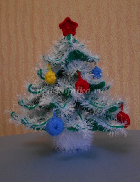 ​Новогодняя елочка крючком: часть 2
