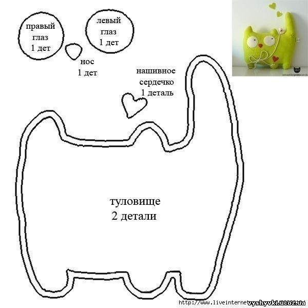 ​Шьем с детьми котика