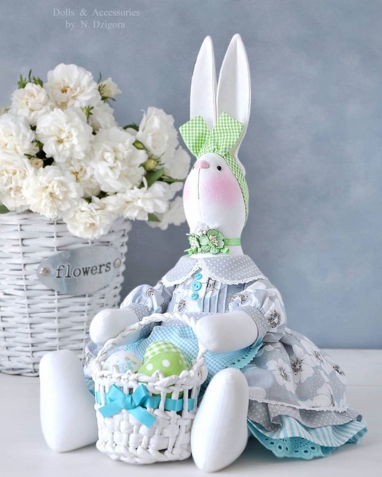 ​Зайка в стиле тильда