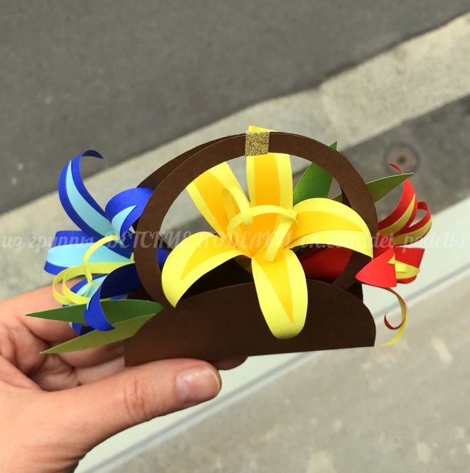 Цветочная корзинка