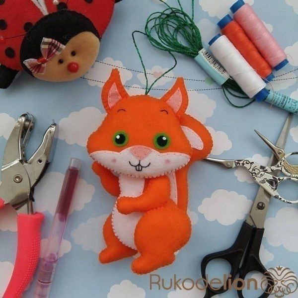 ​Игрушечки из фетра